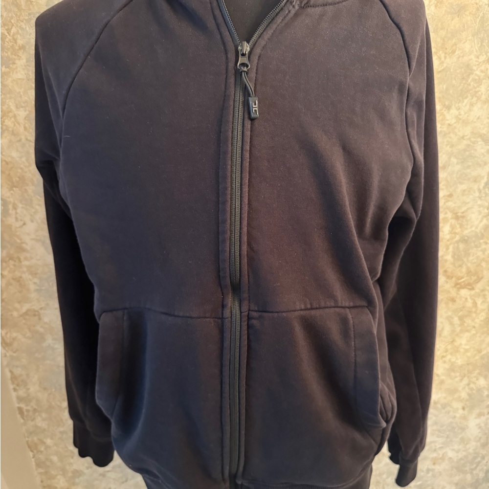 Jordan Craig Men's Black Zip-Up Sweater